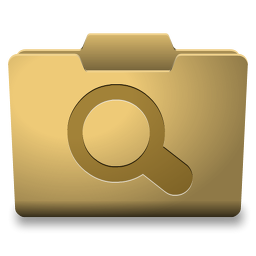 Yellow Searches Icon 256x256 png